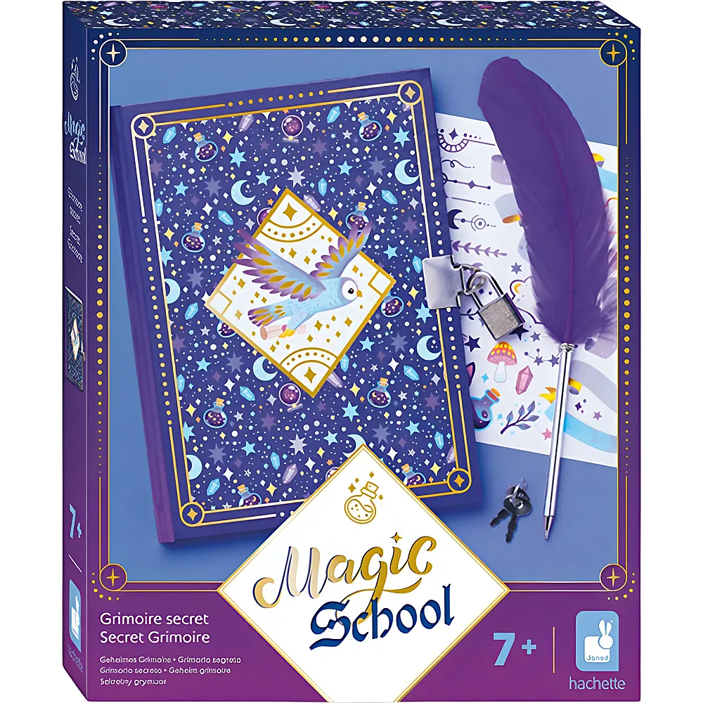 Janod Magic School Geheimes Zauberbuch