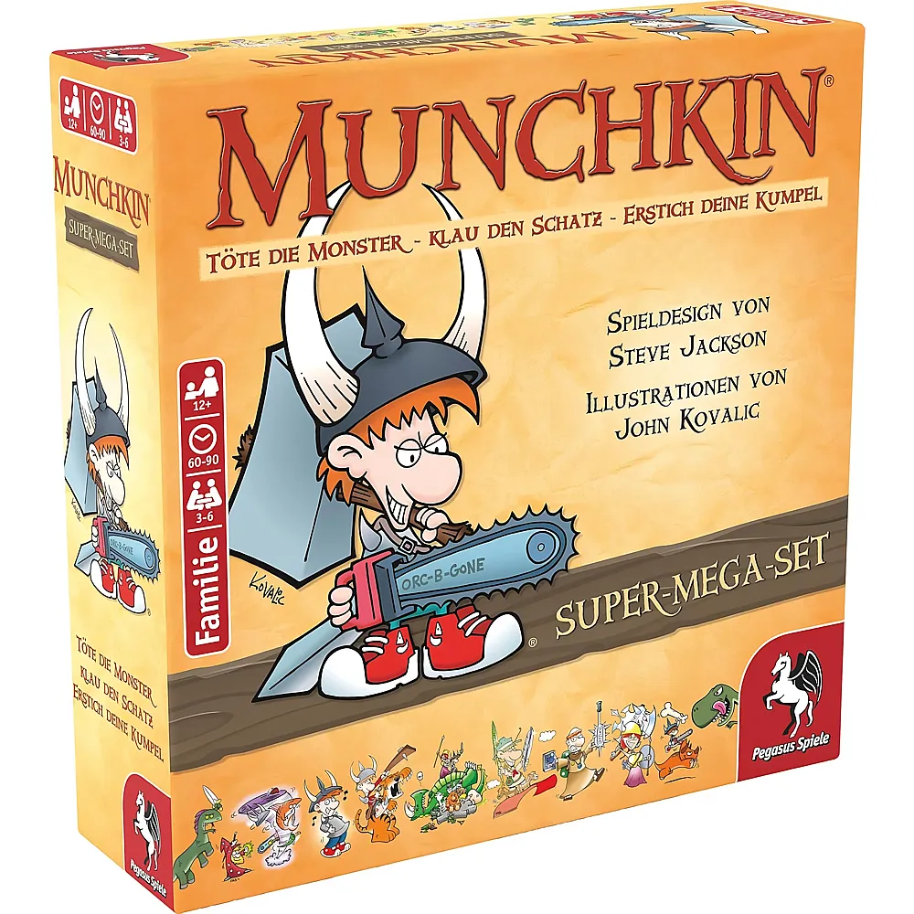 Pegasus Spiele Munchkin Fantasy Super-Mega-Set DE
