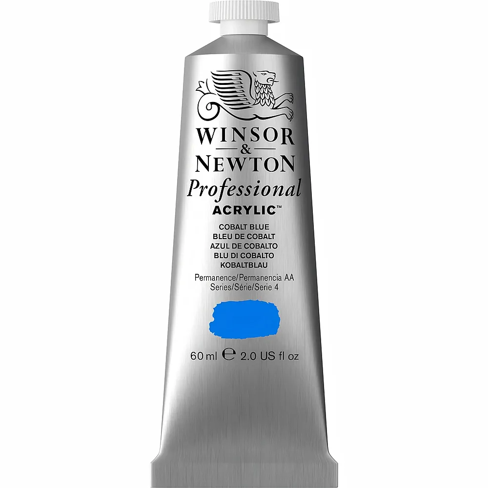 meinspielzeug - Winsor & Newton W&n Prof. Acrylfarbe 60ml Tube Kobaltblau