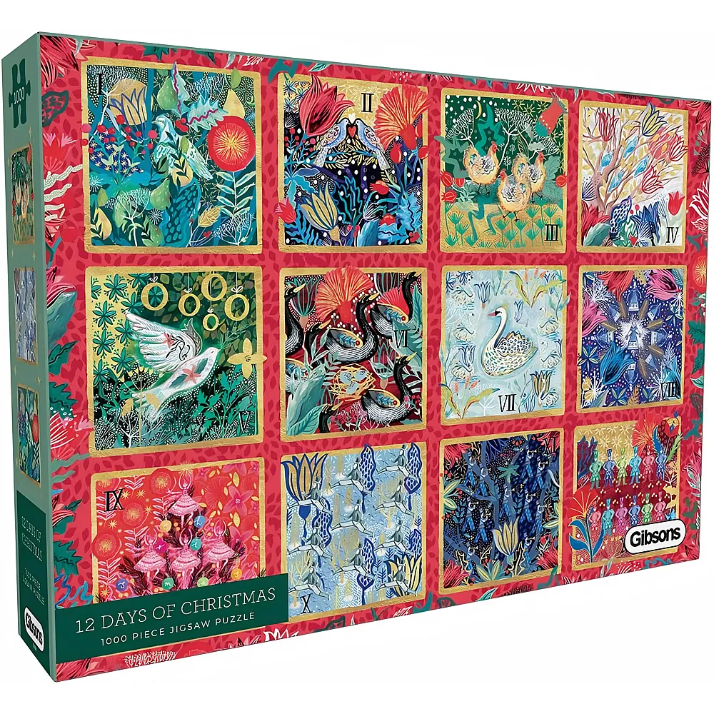 Gibsons Puzzle 12 Days of Christmas 1000Teile