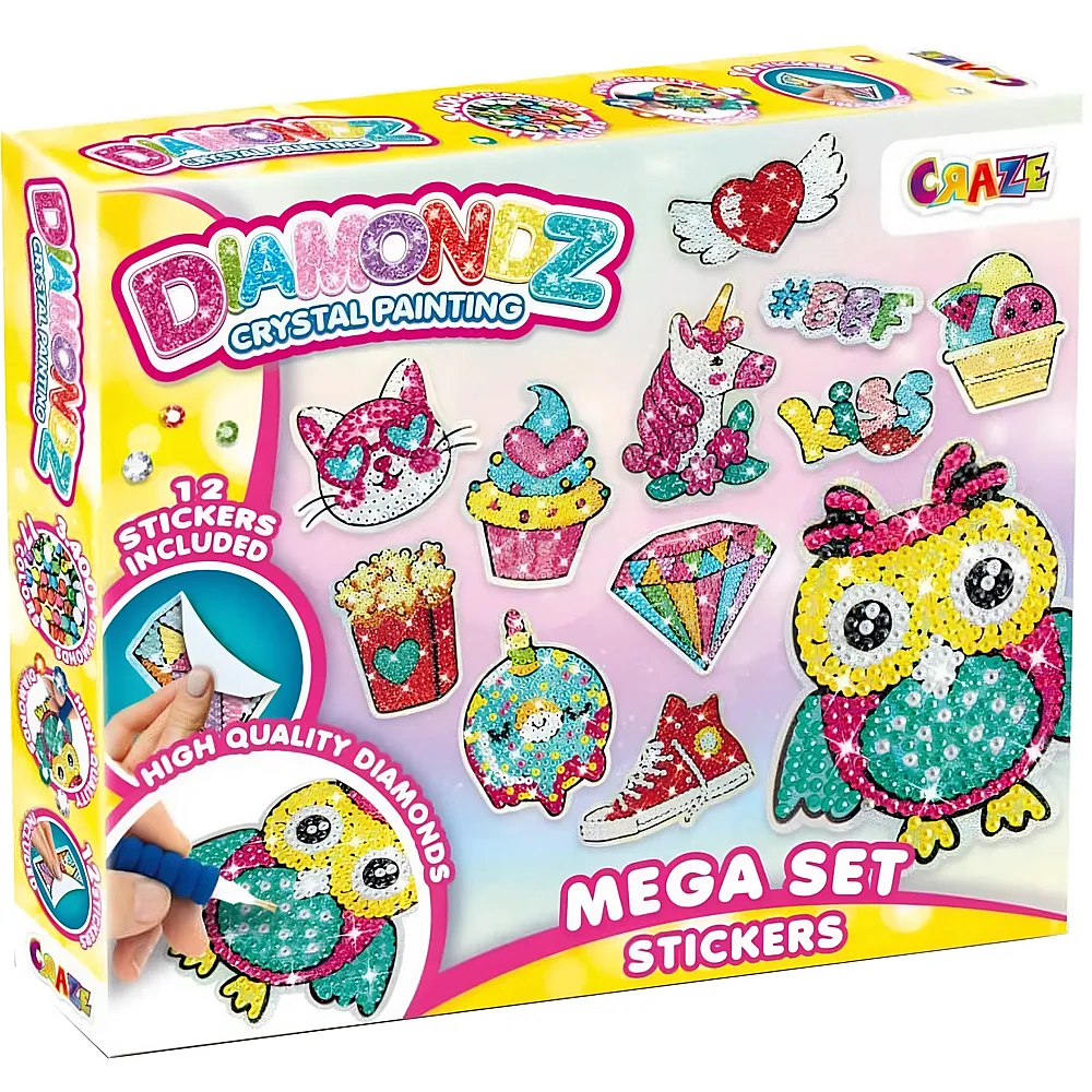 Craze Diamondz Mega Set Stickers