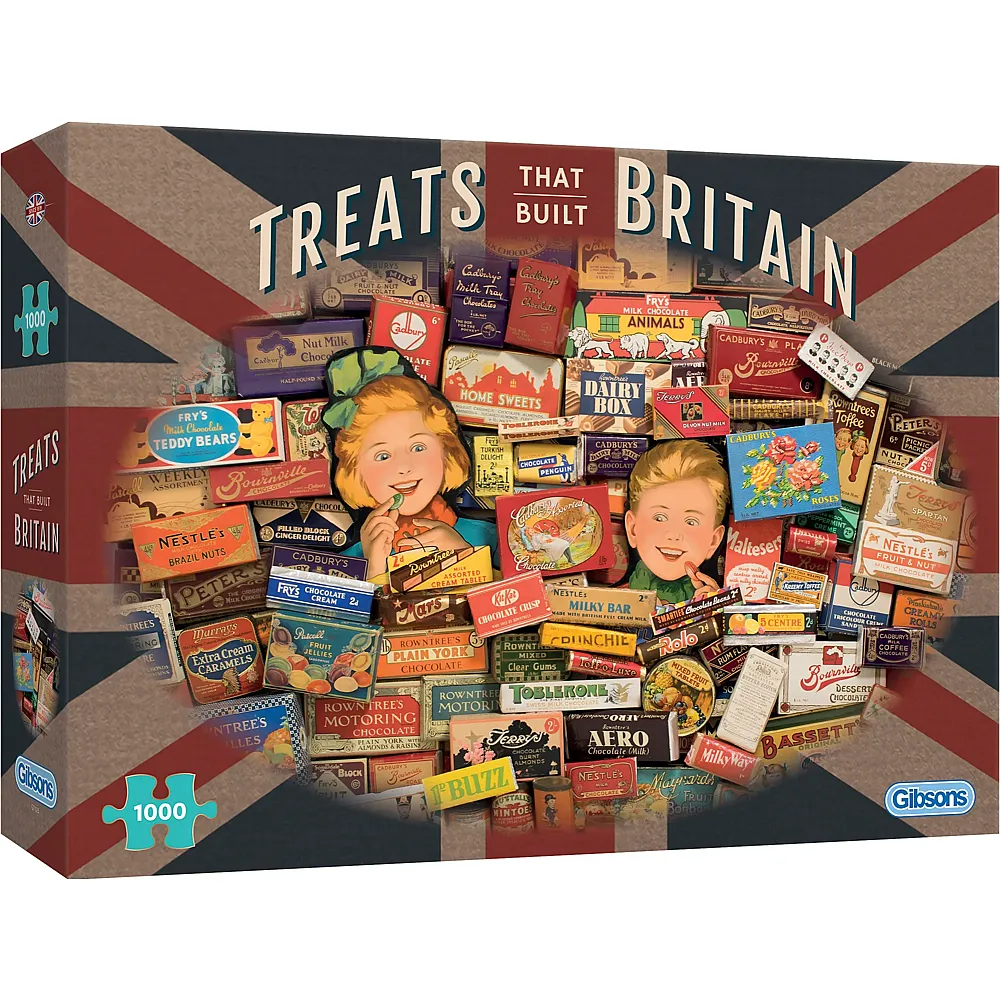 Gibsons Puzzle Treats That Built Britain 1000Teile