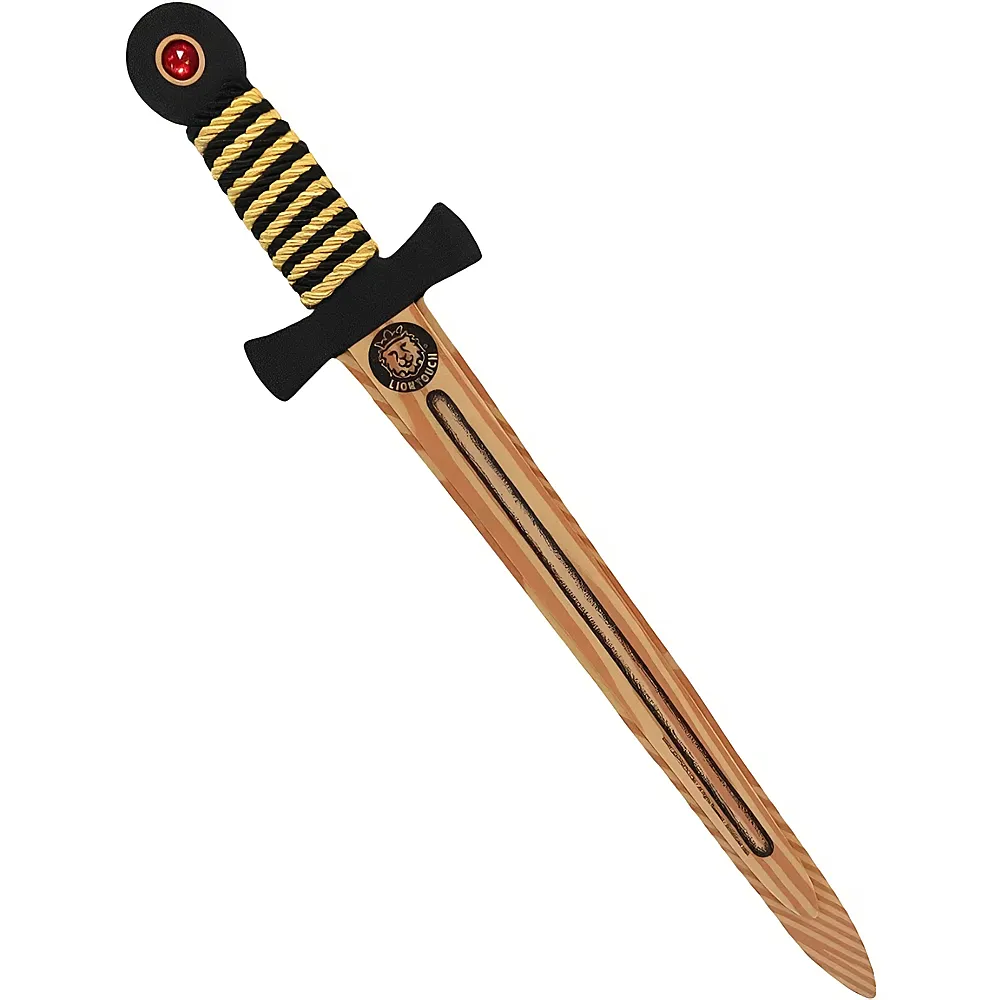 Liontouch Woodylion Schwert schwarz gold 51cm