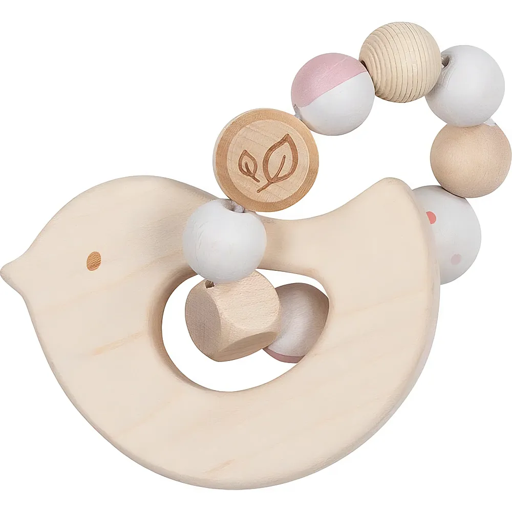 meinspielzeug - Goki Baby Greifling Elastik Vogel - 8,5 cm | Greiflinge