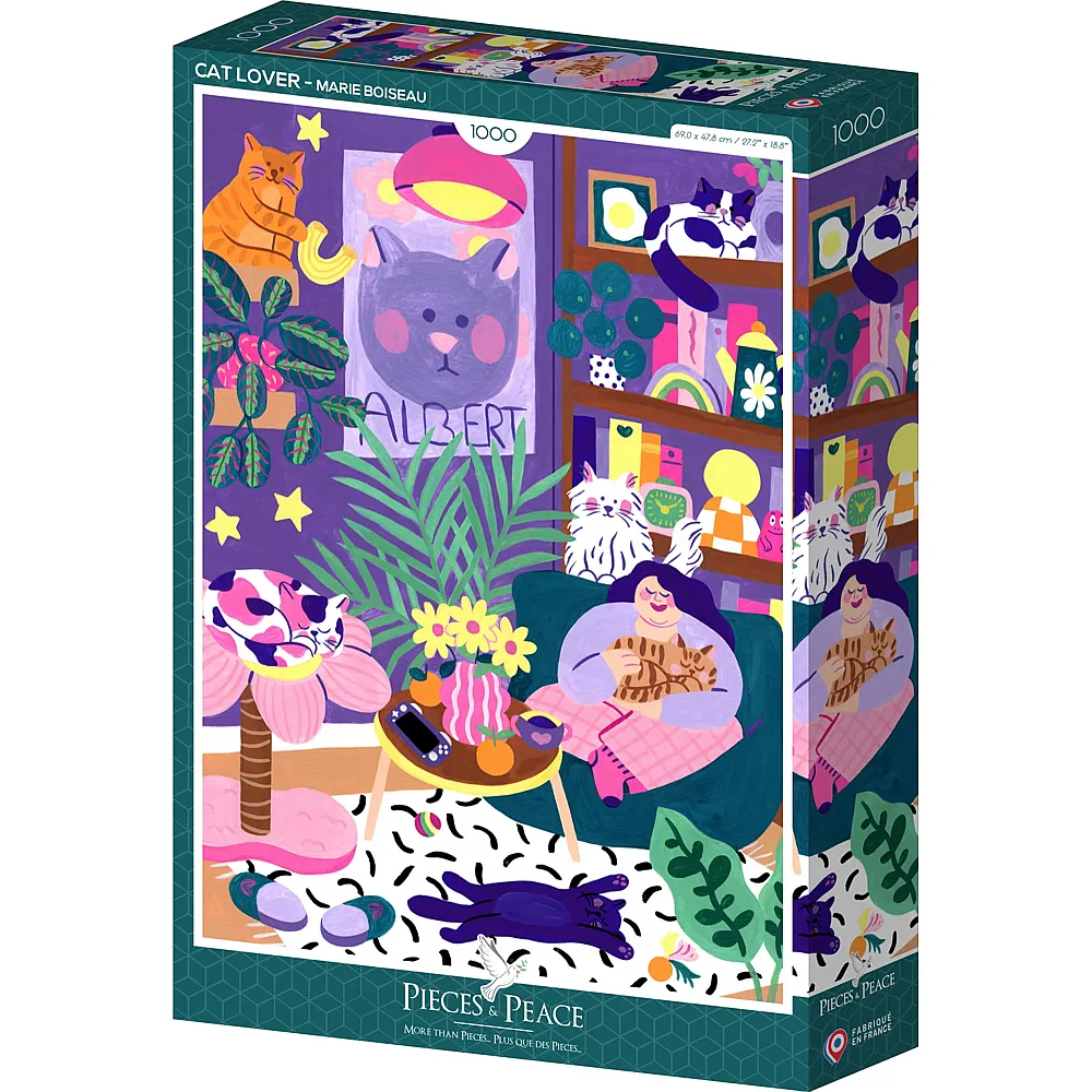 Pieces & Peace Puzzle Cat Lover - 1000 Teile