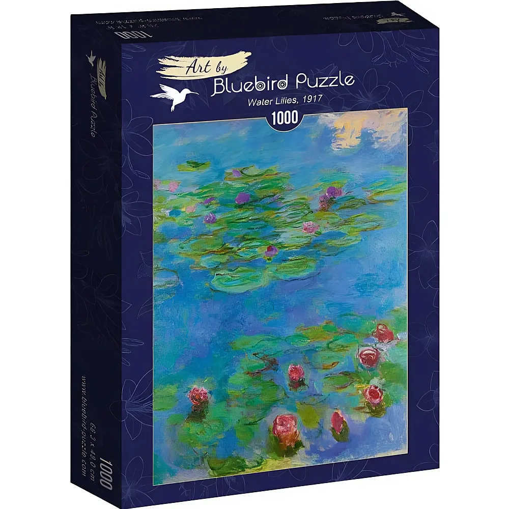 Bluebird Puzzle Claude Monet Water Lilies, 1917 - 1000 Teile