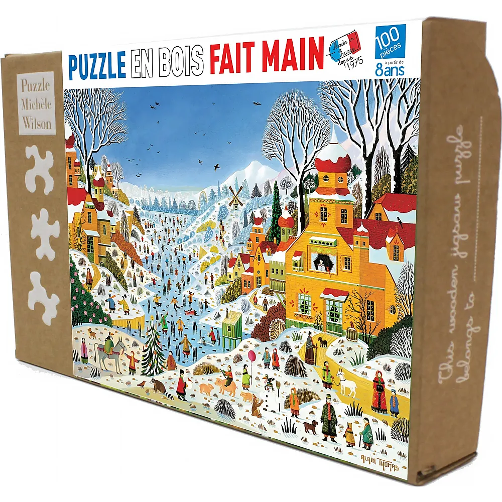 Puzzle Mich�le Wilson Winter Scene at Toucans 100Teile