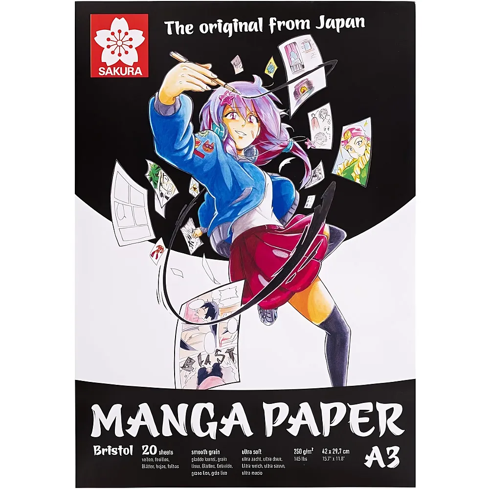 Sakura Zeichenblock Manga A3 | Malen