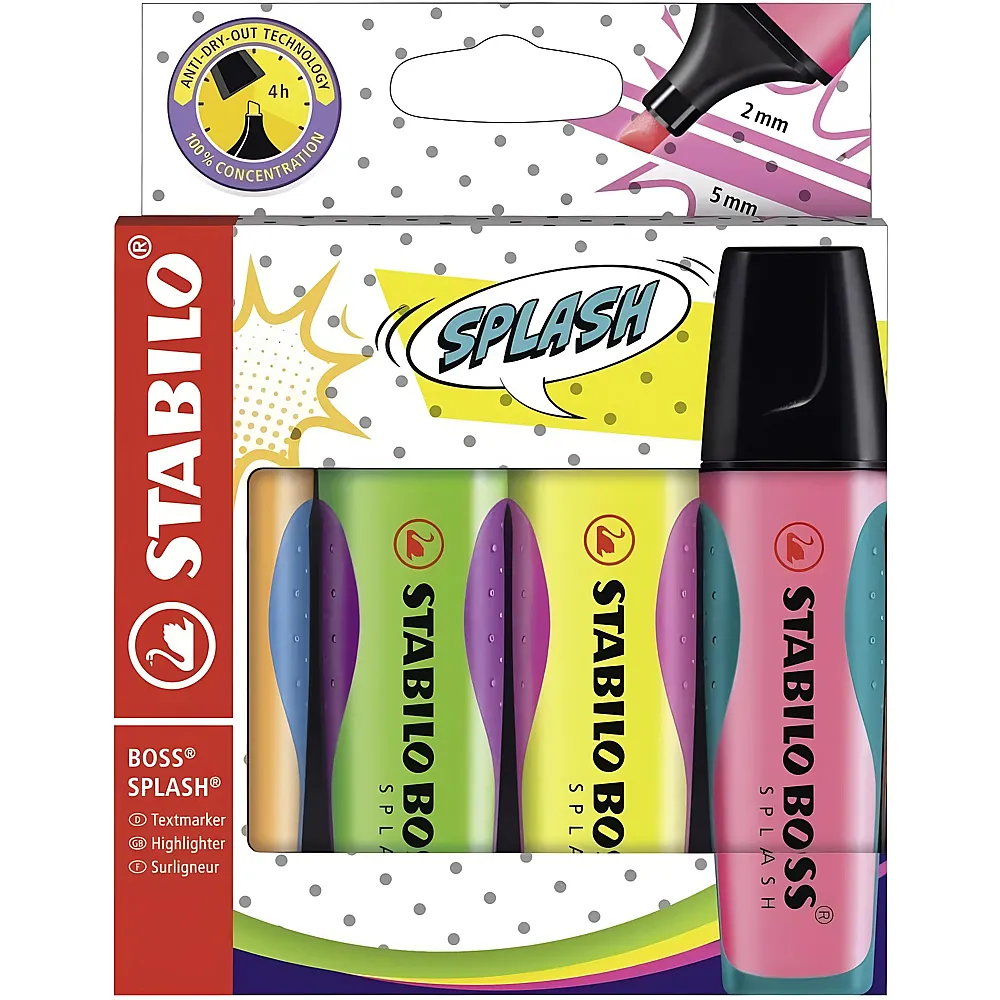 Stabilo Boss Leuchtmarker SPLASH