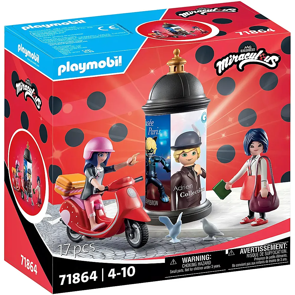 PLAYMOBIL Miraculous Rollerfahrt durch Paris 71864