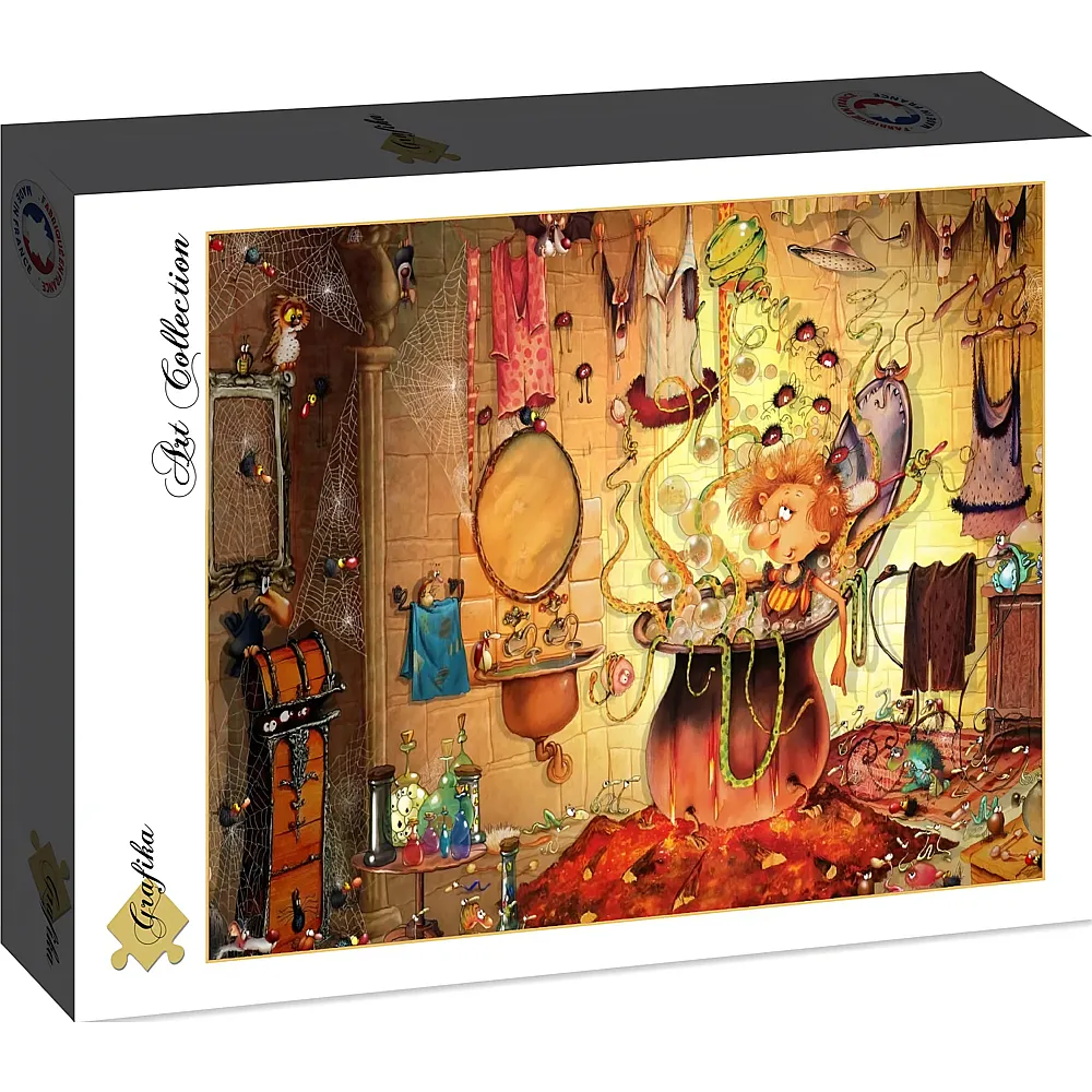 Grafika Puzzle Art Collection Franois Ruyer Die Hexe im Bad - 2000 Teile