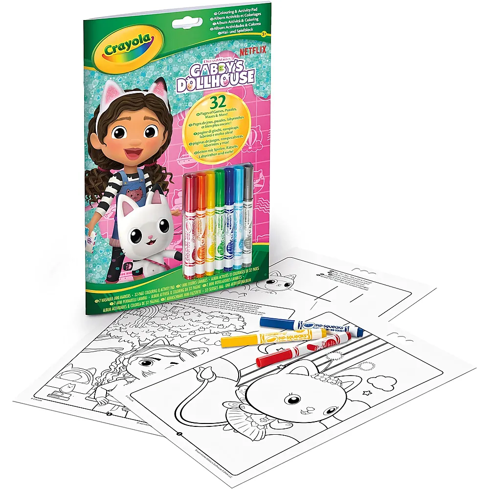 Crayola Aktivit�t und Ausmalen Gabby's Dollhouse