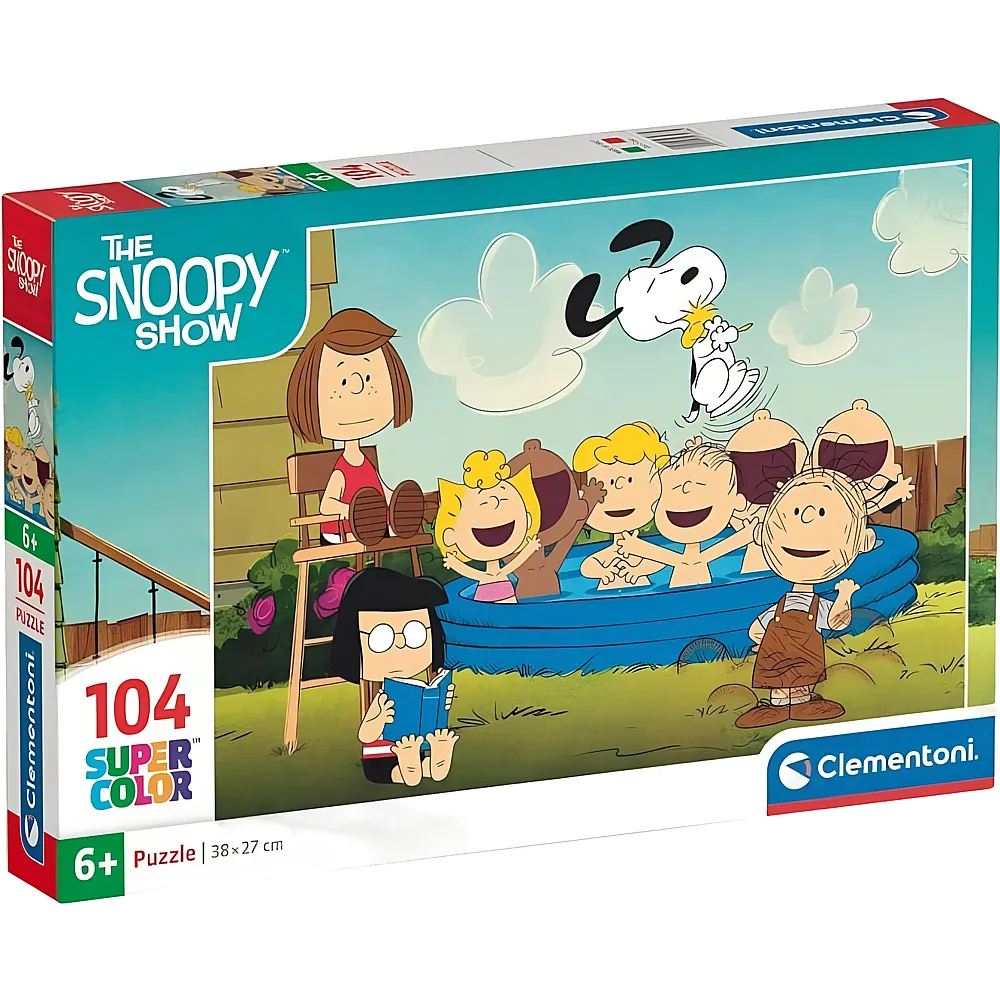 Clementoni Puzzle Supercolor Peanuts Snoopy - 104 Teile