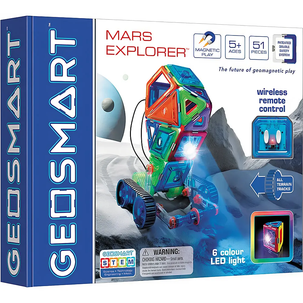 GeoSmart Geowheels Mars Explorer 51Teile