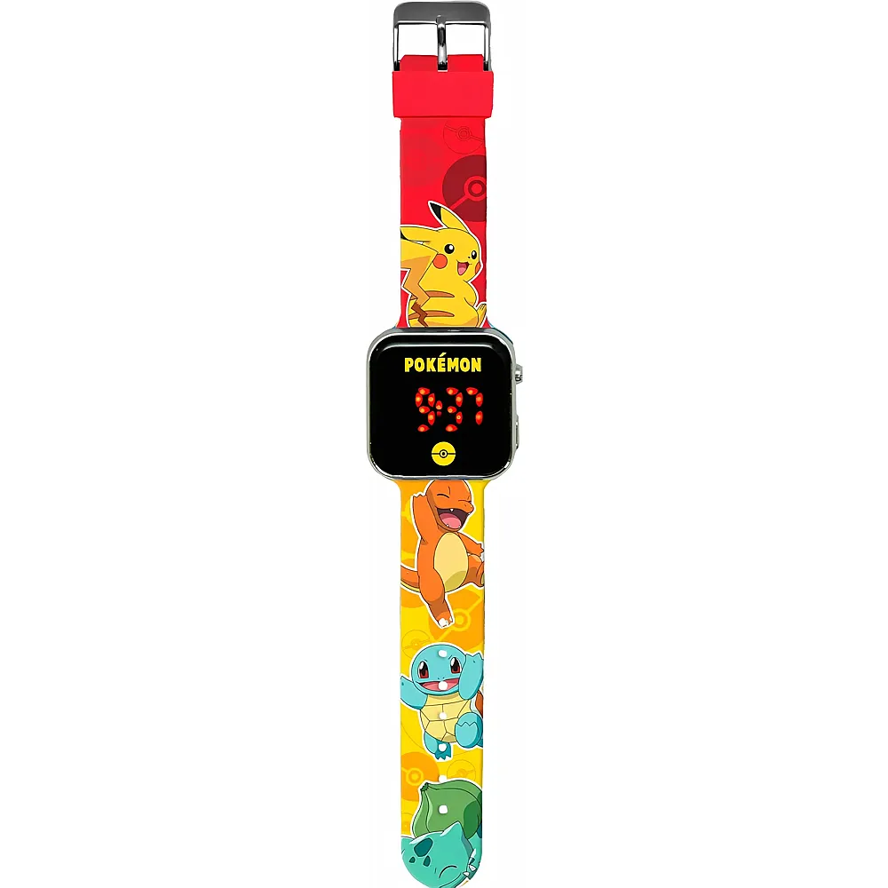 Kids Licensing Pokemon Armbanduhr LED 18x7.5x3cm