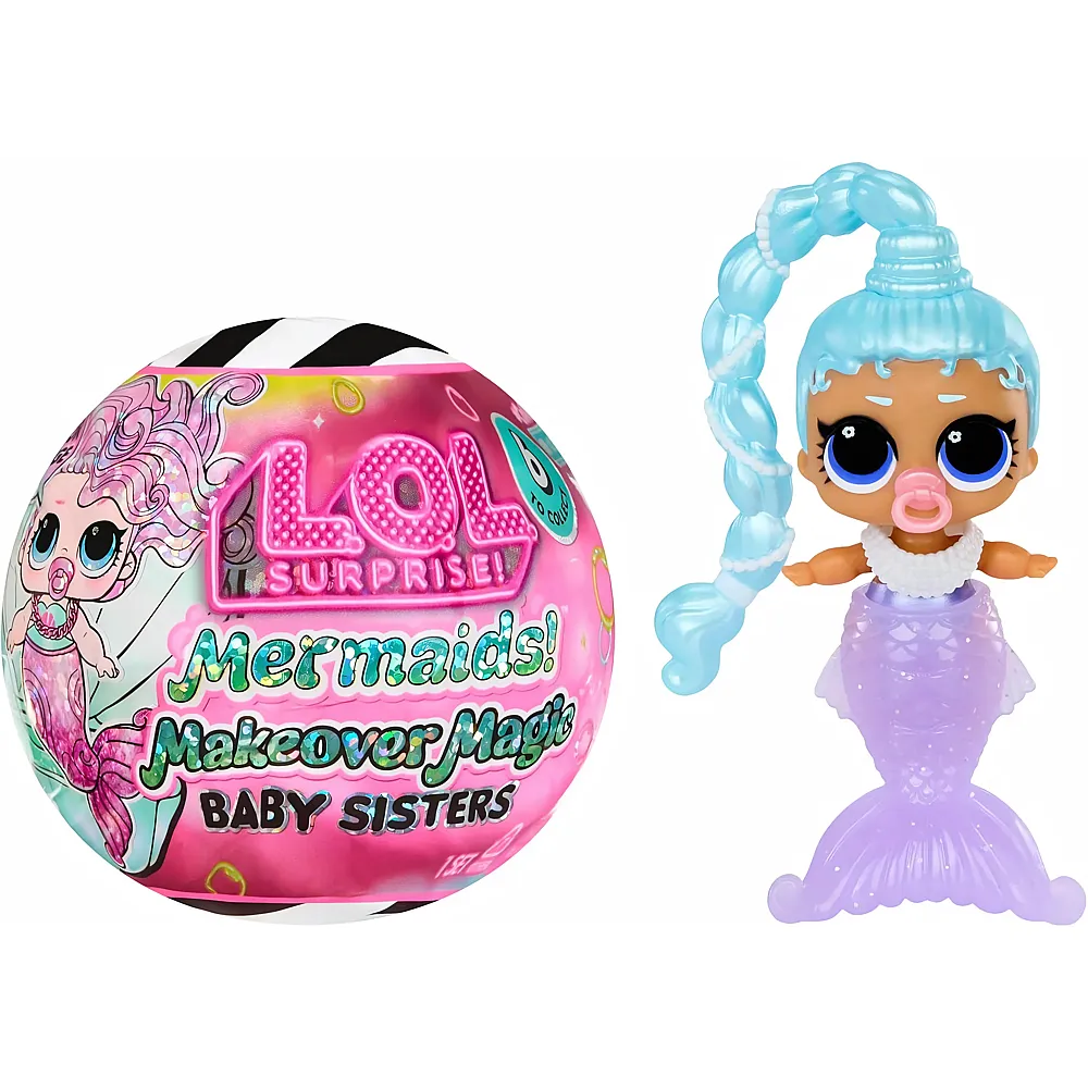 MGA L.O.L. Surprise Mermaids Makeover Magic Baby Sisters