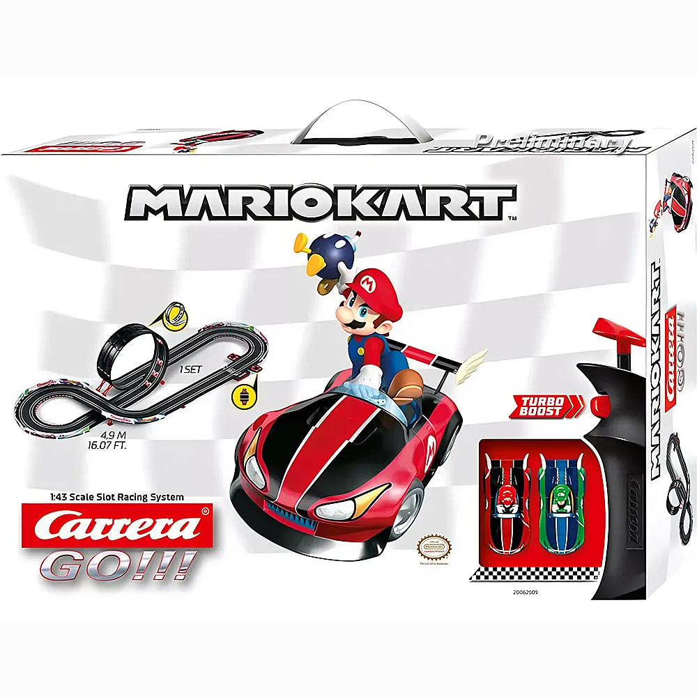 Carrera Go Super Mario Mario Kart Wii 4,9m
