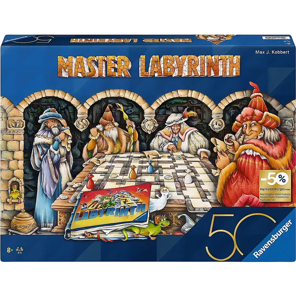 Ravensburger Spiele Master Labyrinth 50years - Mehrsprachig