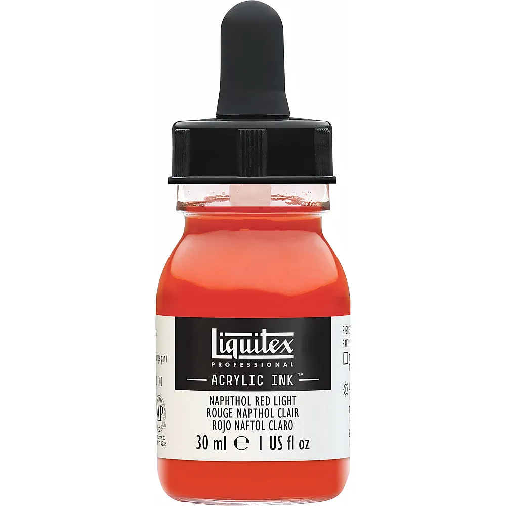 Liquitex Lqx Prof. Acrylic Ink 30ml Flasche Naphthol Rot Hell - Suche