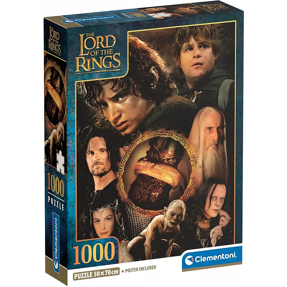 Clementoni Puzzle Der Herr der Ringe - 1000 Teile