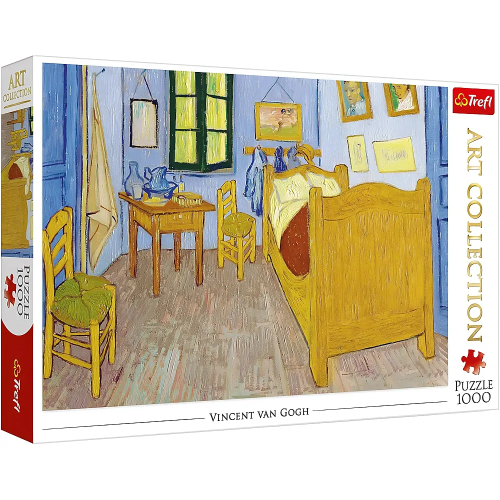 Trefl Puzzle Art Collection Vincent Van Gogh - Das Schlafzimmer in Arles - 1000 Teile