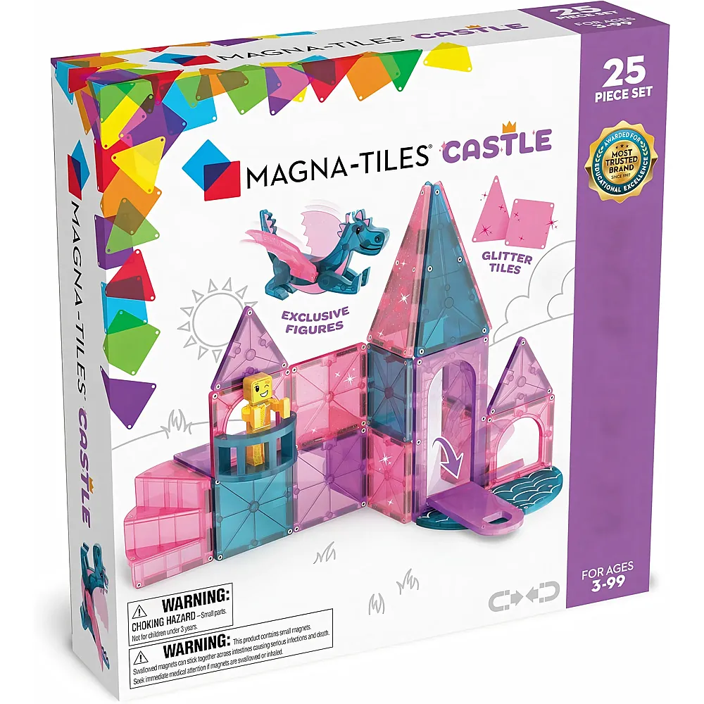 Magna-Tiles Schloss 25-teiliges Set