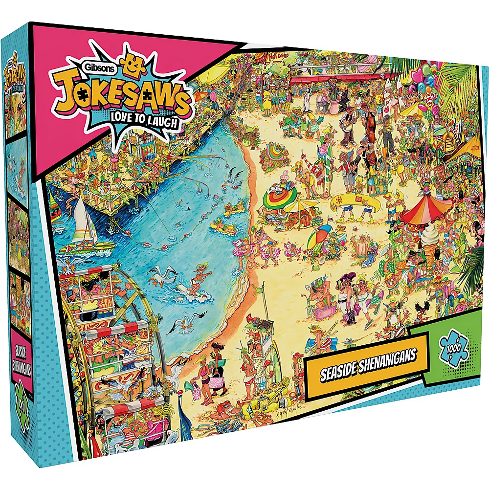 Gibsons Puzzle Jokesaws Seaside Shenanigans 1000Teile