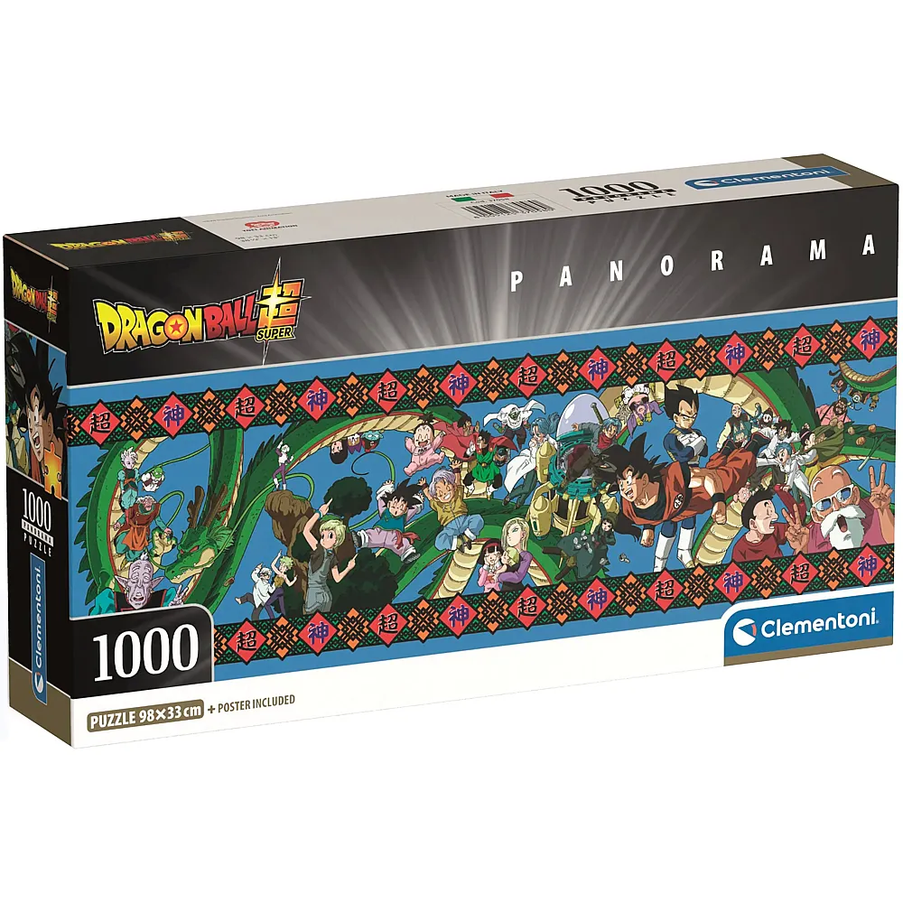 Clementoni Puzzle Panorama Dragonball Dragon Ball Super 1000Teile
