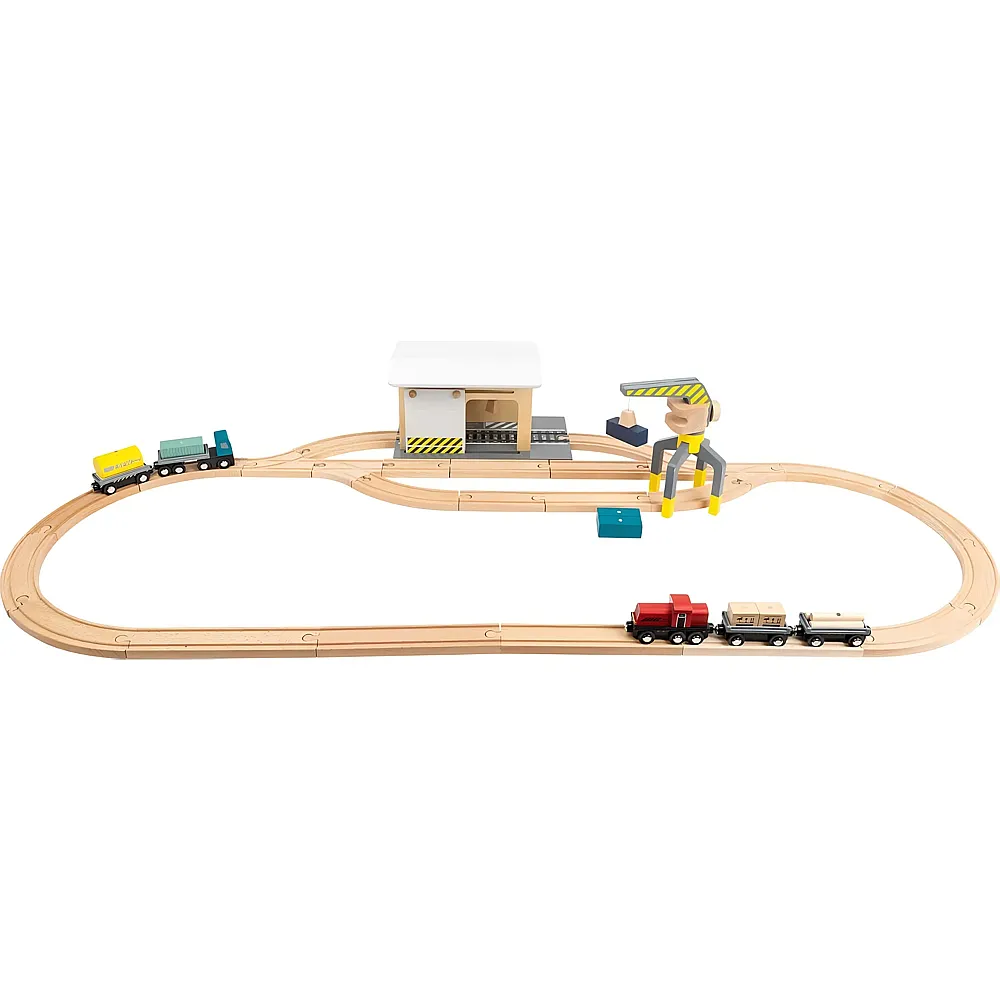 small foot G�terbahnhof mit Zubeh�r - 42 Teile