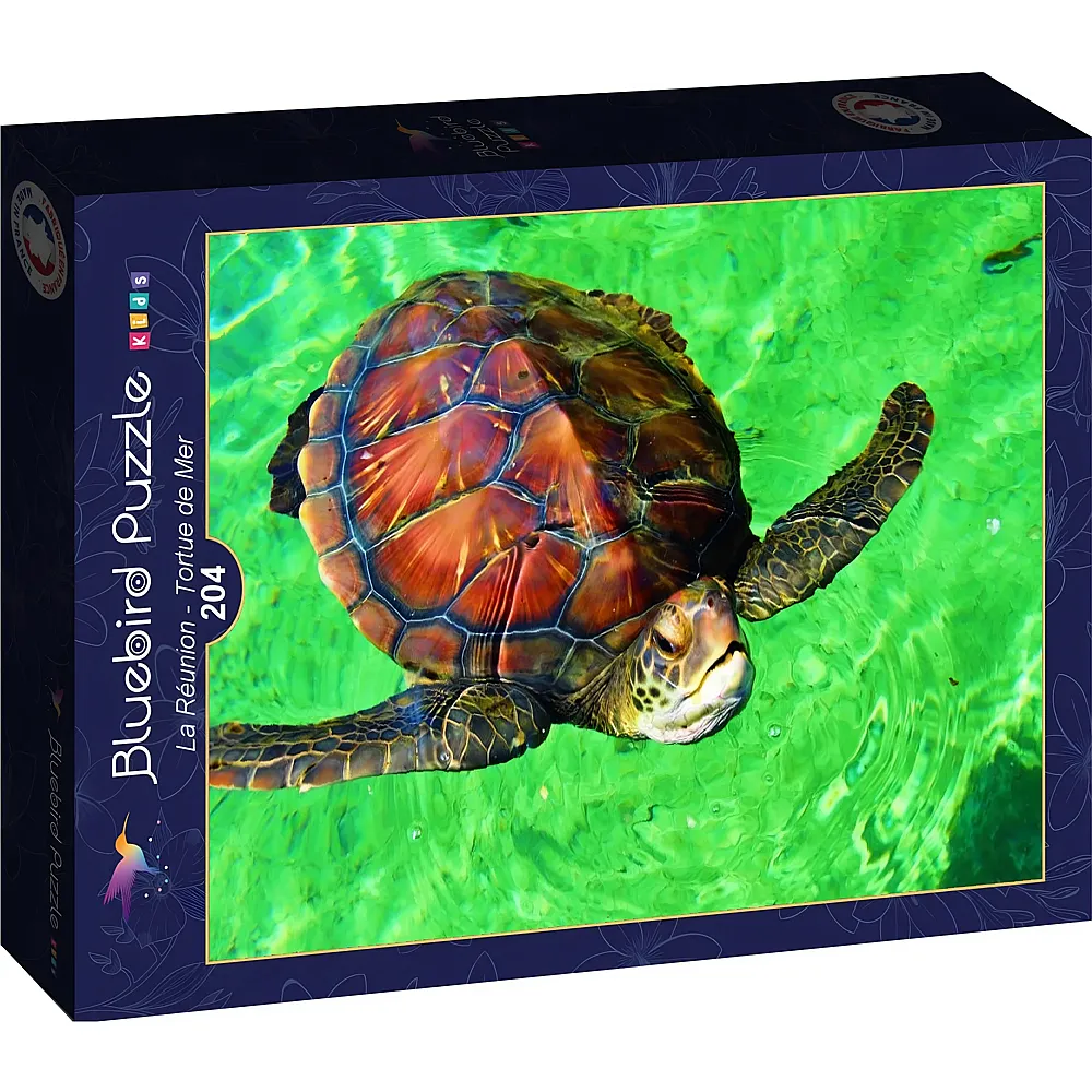 Bluebird Puzzle La R�union - Tortue de Mer - 204 Teile