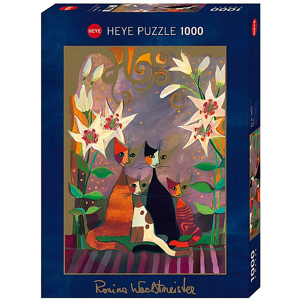 Heye Puzzle Rosina Wachtmeister Lilies 1000Teile