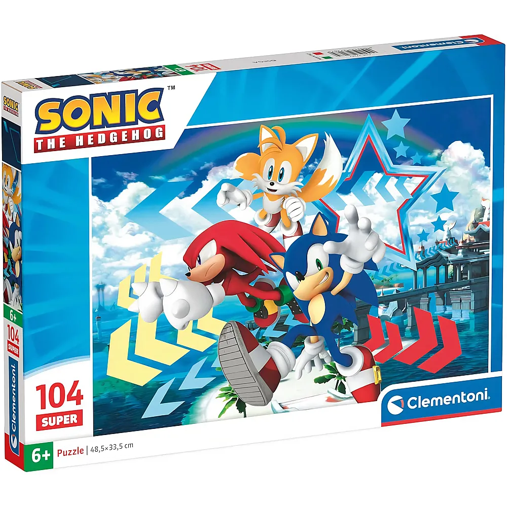 Clementoni Puzzle Supercolor Sonic Power