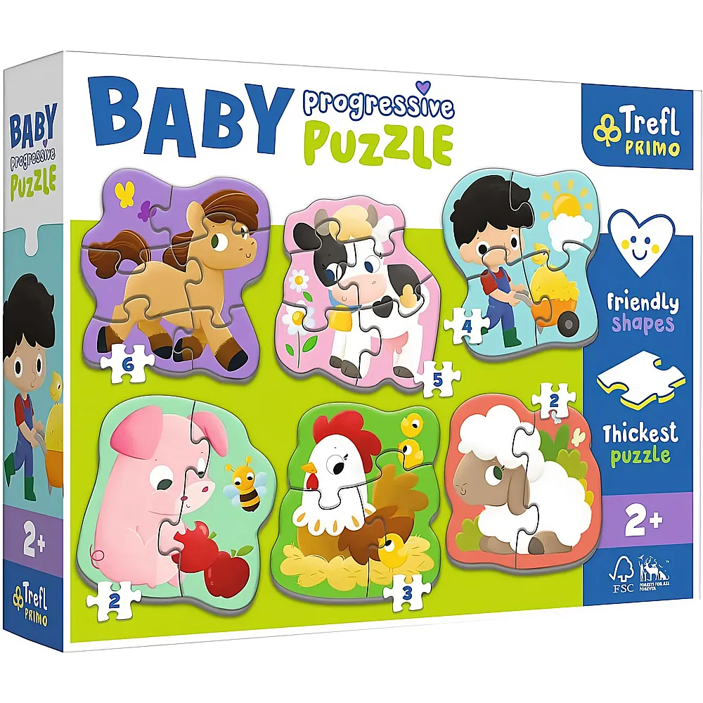 Trefl Farm - 6 Teile - Kleinkind-Puzzle