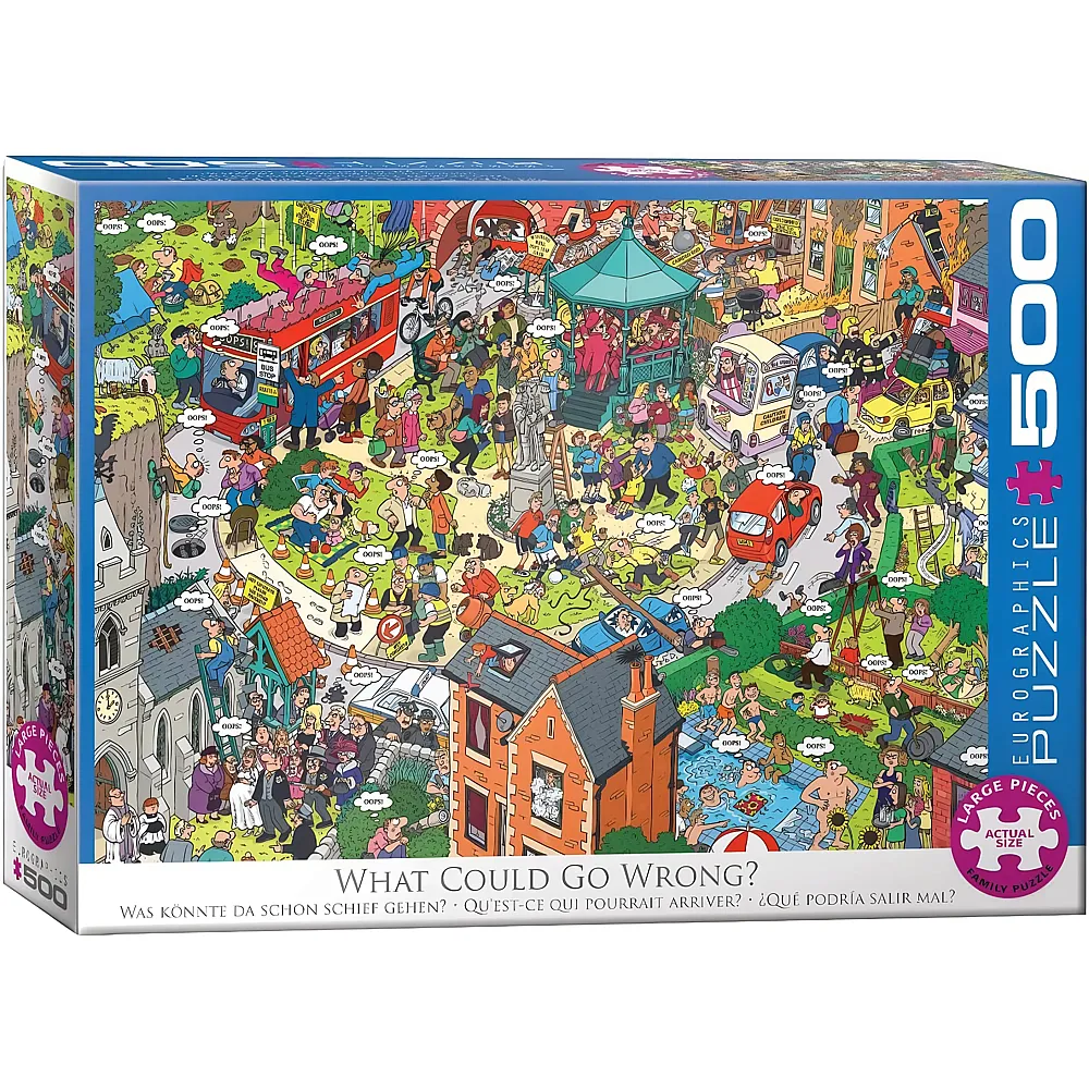 meinspielzeug - Eurographics Puzzle Was k�nnte da schon schief gehen 500Teile | Puzzle 500 Teile