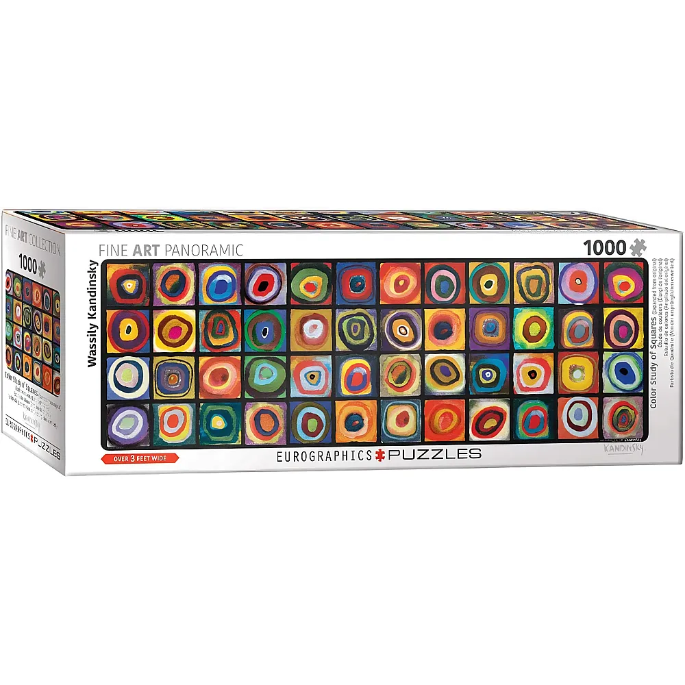 meinspielzeug - Eurographics Puzzle Wassily Kandinsky - Color Square 1000Teile | Puzzle 1000 Teile