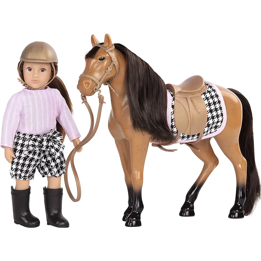 Lori Celia und Pferd Cinnamon - 15 cm