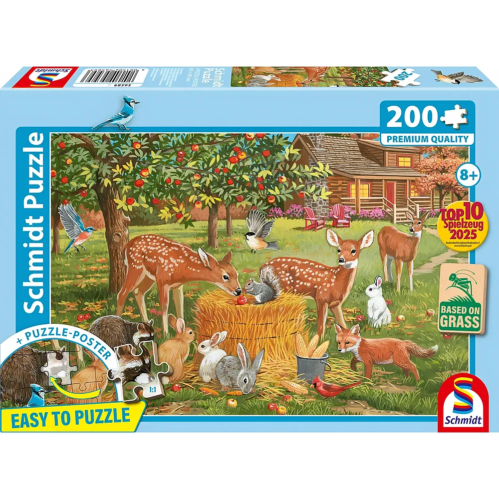 Schmidt Puzzle Tierpicknick - 100 Teile