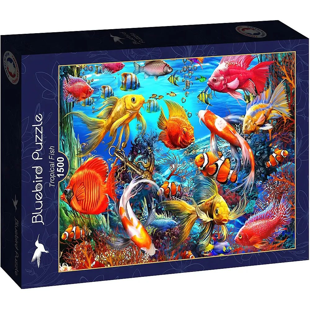 Bluebird Puzzle Marchetti Ciro Tropische Fische 1500Teile