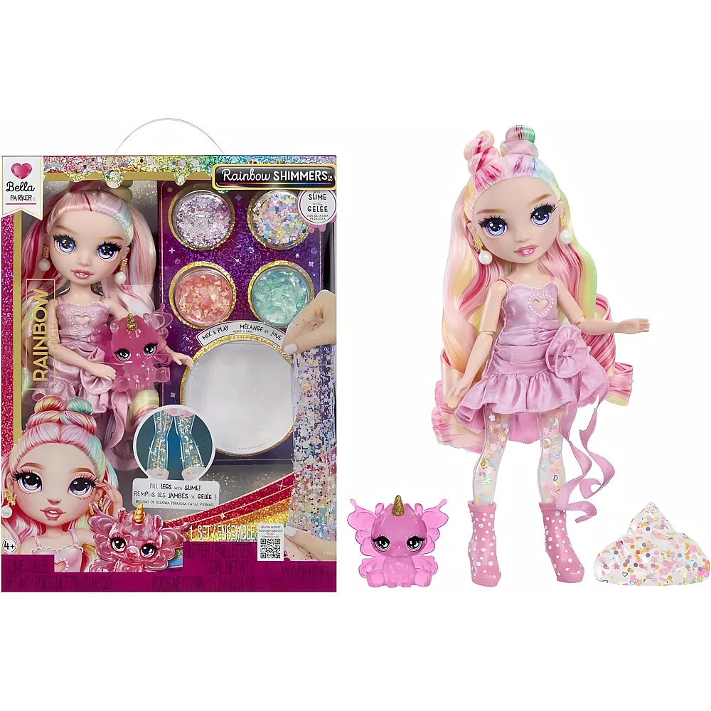 MGA Rainbow High Rainbow Shimmers with Slime - Bella