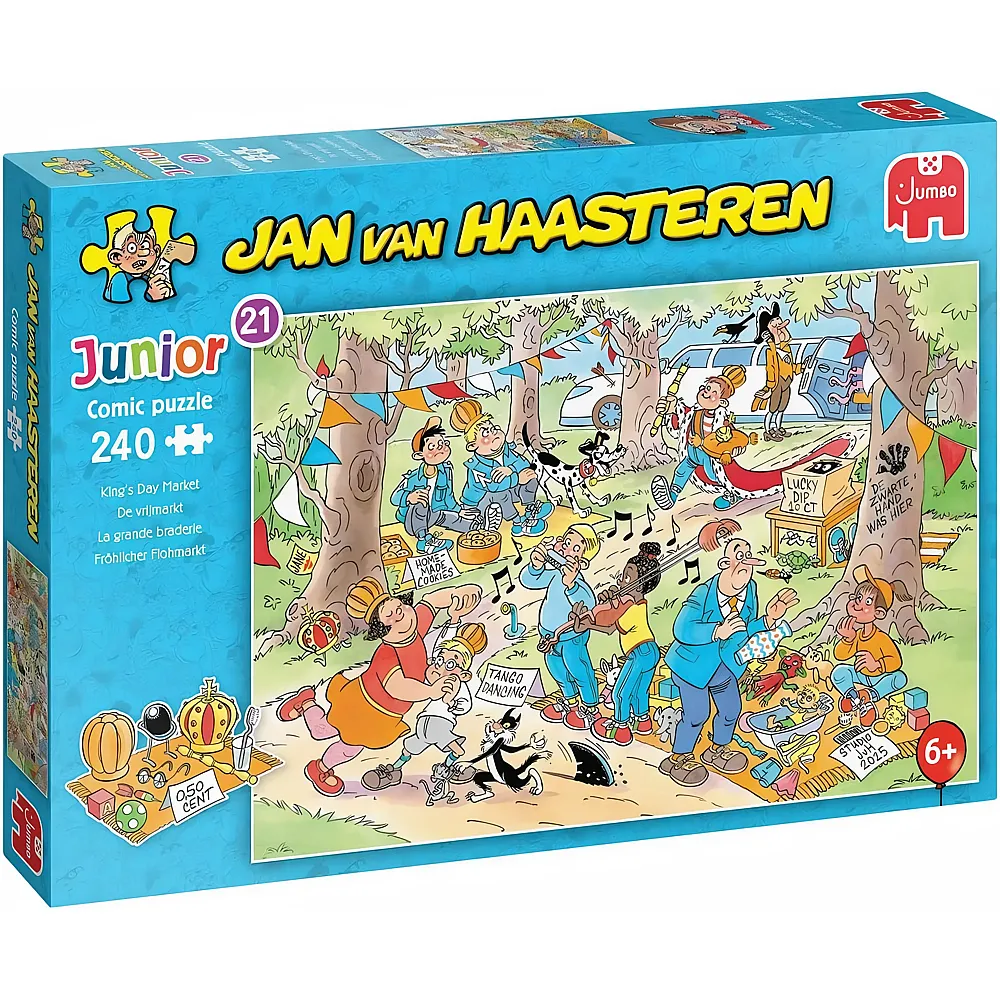 Jumbo Puzzle Jan van Haasteren Junior Der freie Markt - 240 Teile