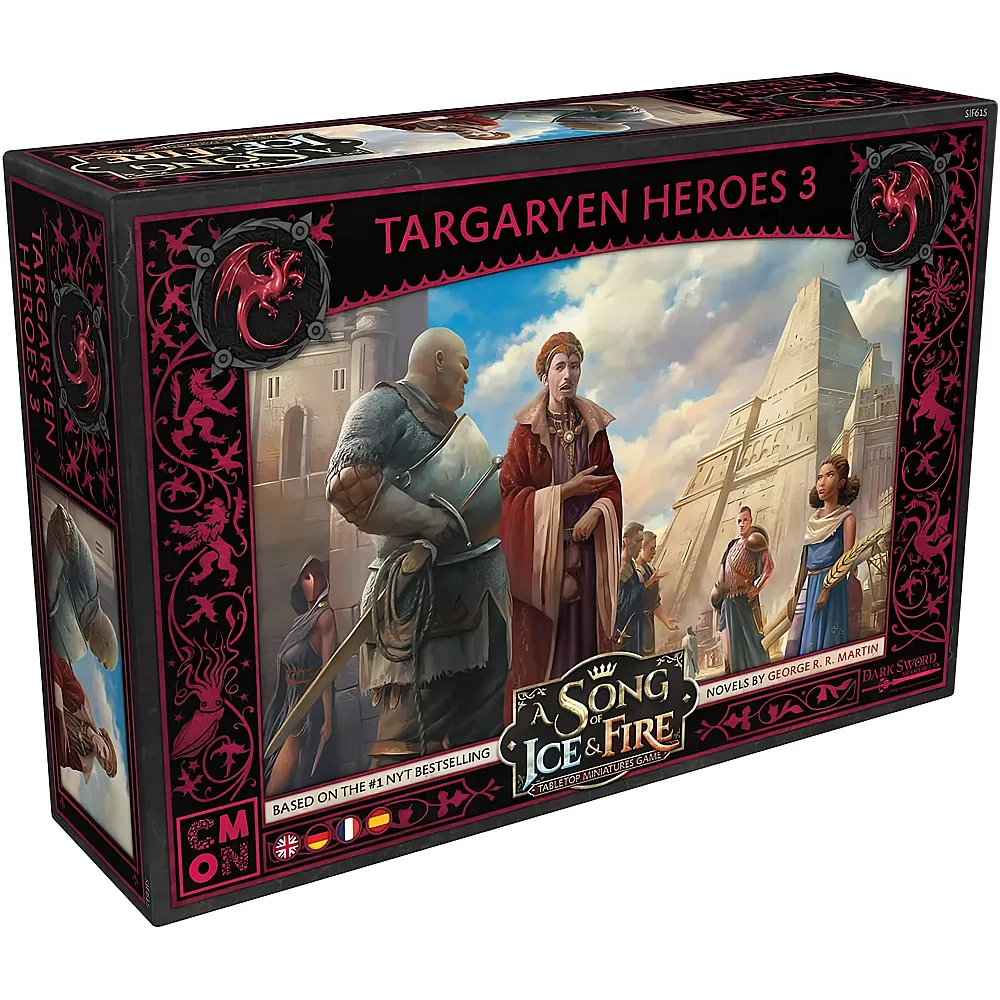 CMON Tdf LE Trone DE Fer Heros Targaryen 3 t21 fr-de-en-es