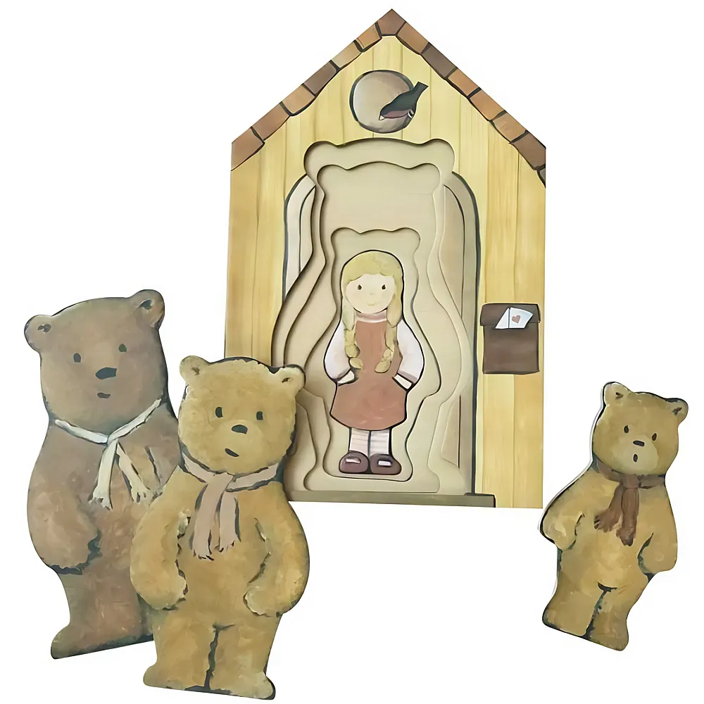 Egmont Schichtenpuzzle Goldl�ckchen 30,5 X 20 X 2,5 Cm