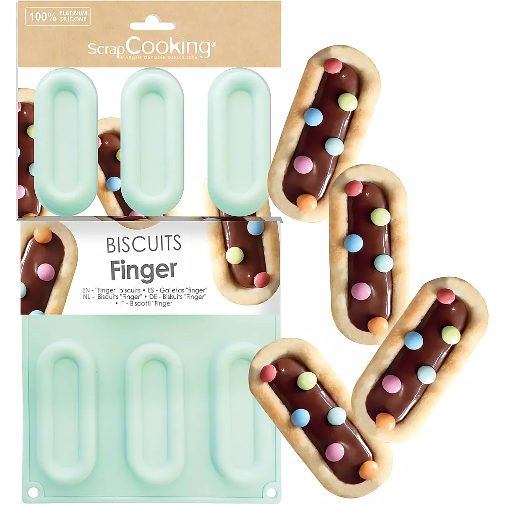 ScrapCooking Backform f�r 6 L�ffelbiskuits