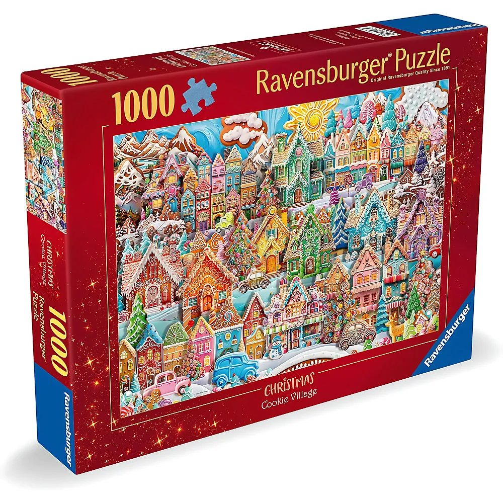 Ravensburger Puzzle Weihnachtspl�tzchendorf 1000Teile