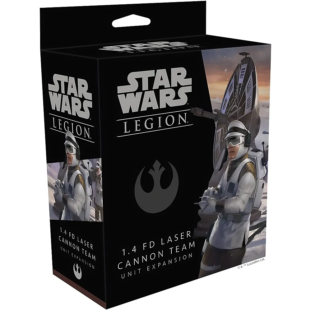 FANTASY FLIGHT GAMES Atomic Mass Games, Star Wars Legion: Rebel Expansions: 1.4 FD Laser Cannon Team, Unit Expansion, Miniatures Game, Ages 14+, 2 Players, 90 Minutes Playing Time