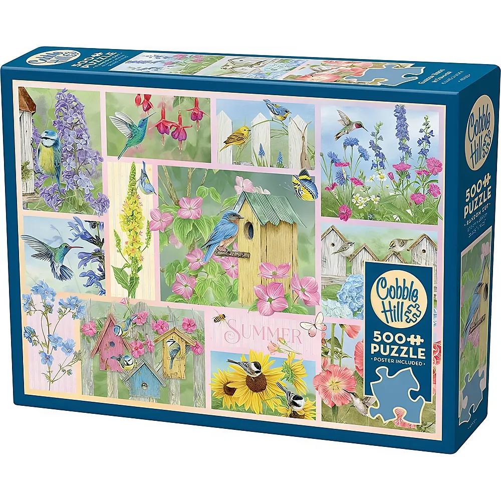 Cobble Hill Puzzle Garten V�gel im Sommer 500Teile