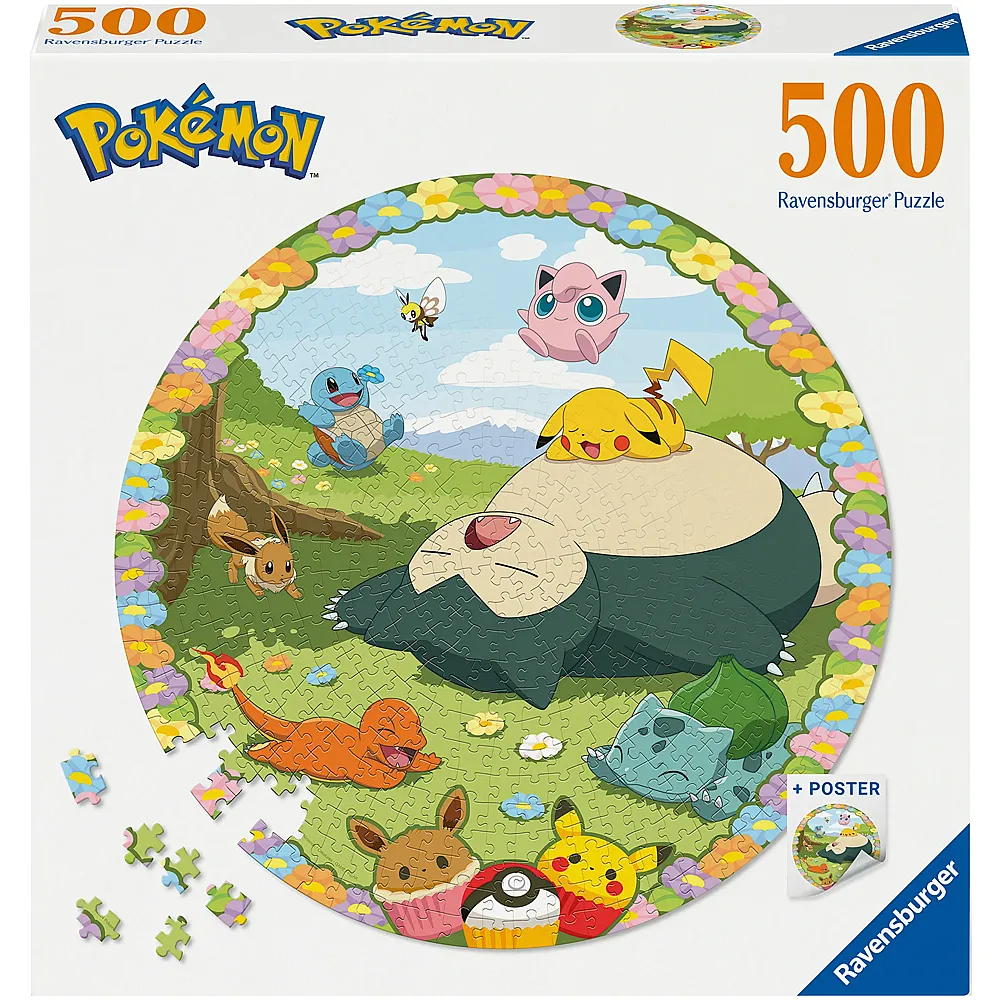 Ravensburger Puzzle Blumige Pok�mon 500Teile