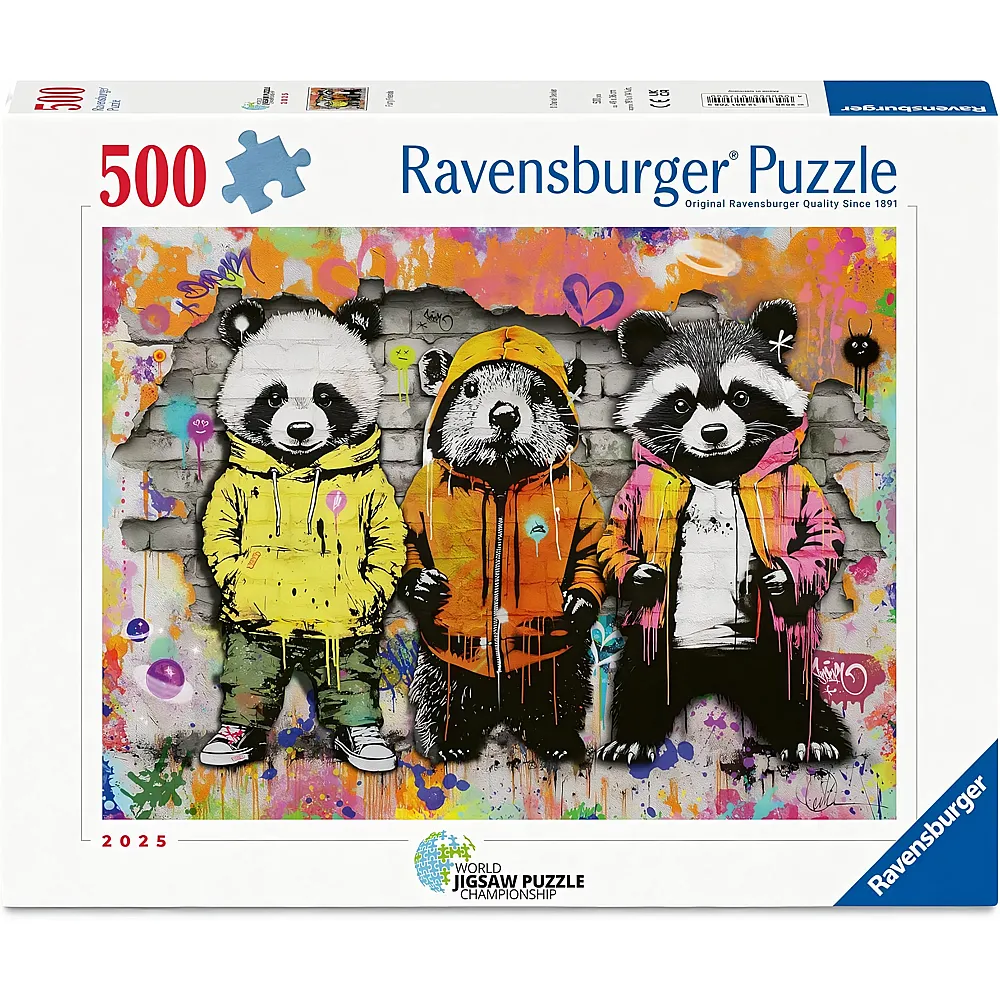 Ravensburger Puzzle Flauschige Freunde 500Teile