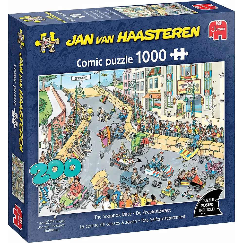 Jumbo Puzzle Seifenkistenrennen - 1000 Teile | Puzzle 1000 Teile