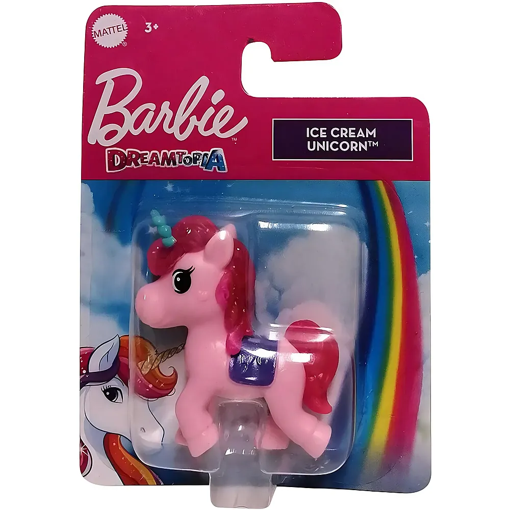 Barbie Dreamtopia Lollipop Unicorn Crini�re Paillet�e Mini Licorne - 5 cm